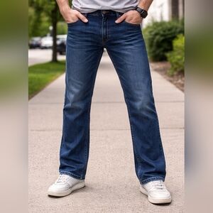 Levi’s 505 Men’s Jeans 36x29 Blue Straight Leg Regular Fit Made in Egypt